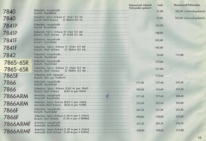 Dyrlund-Smith, Copenhagen, price list, 1968-1970.